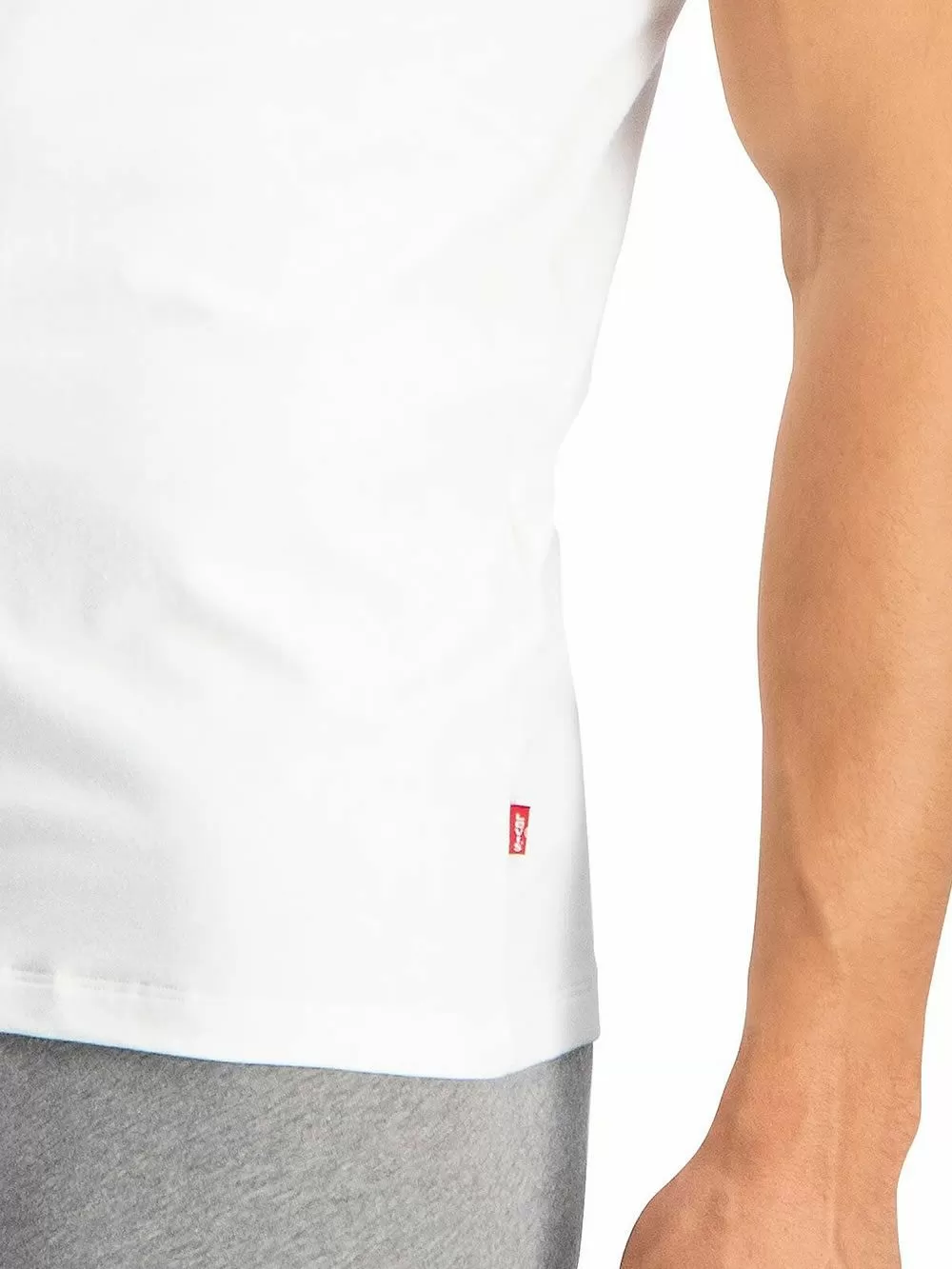 LEVI'S Ανδρικά T-Shirt - Ελαστικό Βαμβάκι - V Neck - Πακέτο με 2 