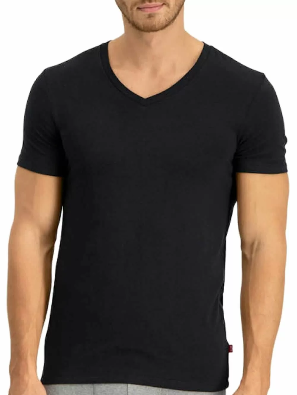 LEVIS Ανδρικά T-Shirt - Ελαστικό Βαμβάκι - V Neck - Πακέτο με 2