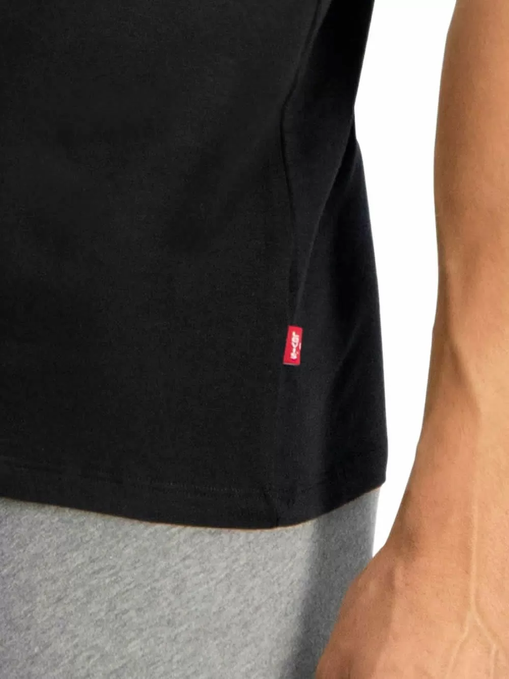 LEVIS Ανδρικά T-Shirt - Ελαστικό Βαμβάκι - V Neck - Πακέτο με 2