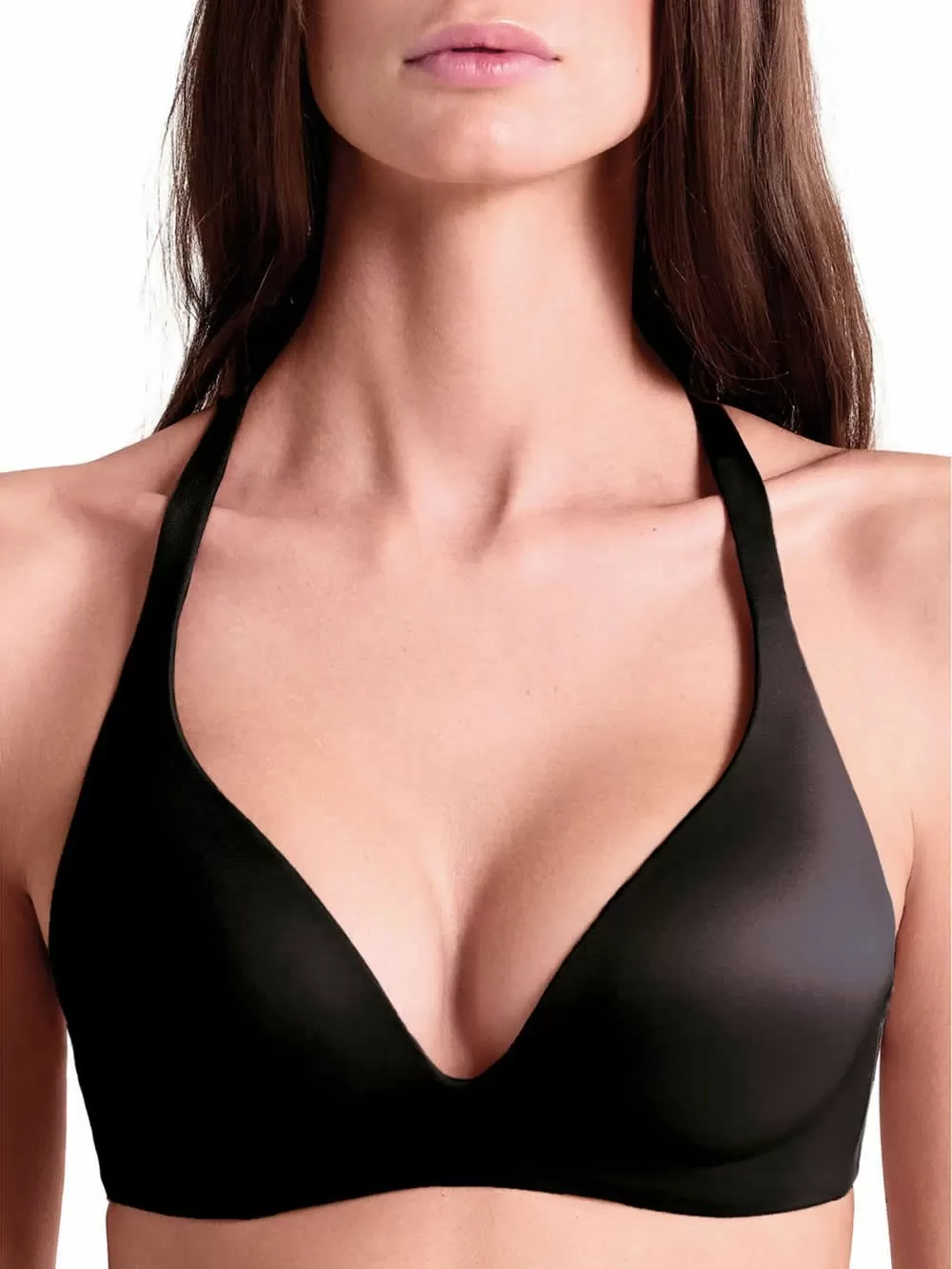 Σουτιέν LORMAR Αόρατο Τρίγωνο UltraShine - Σατινέ Ύφασμα - Ενίσχυση - Χωρίς Μπανέλα