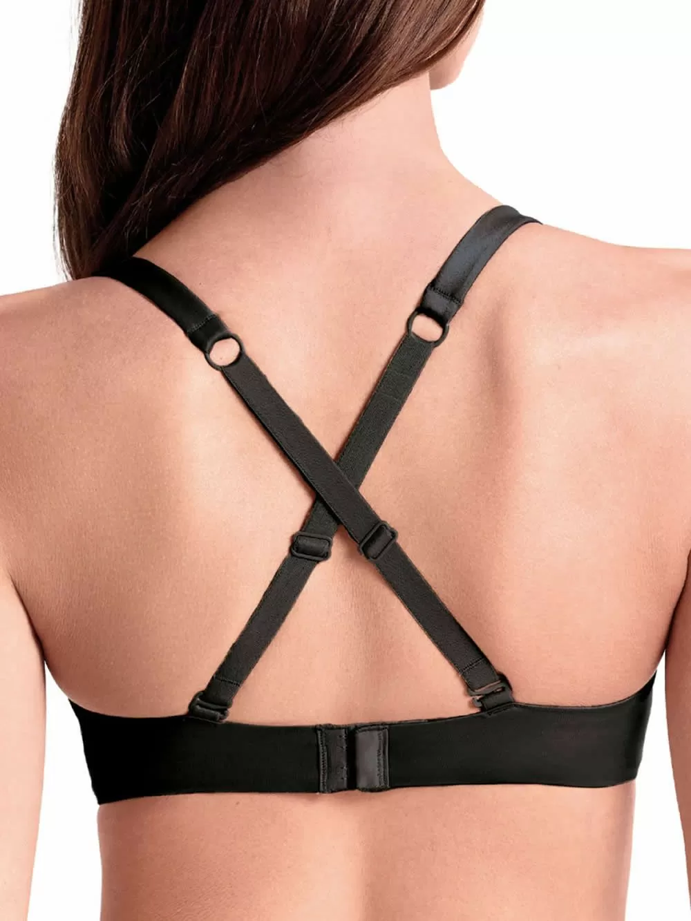 Σουτιέν LORMAR Αόρατο Τρίγωνο UltraShine - Σατινέ Ύφασμα - Ενίσχυση - Χωρίς Μπανέλα