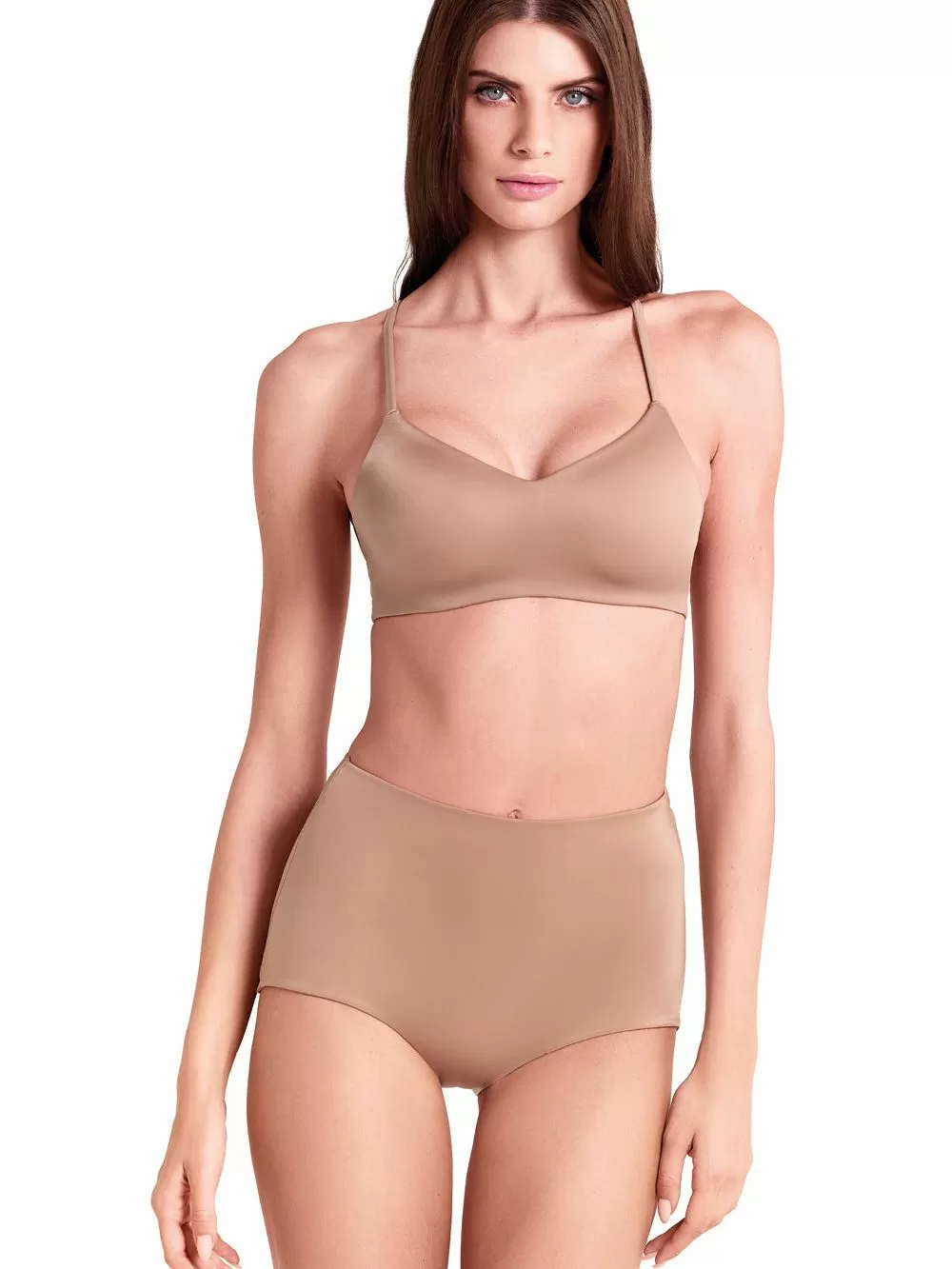 Σουτιέν LORMAR Bralette Αόρατο UltraShine - Σατινέ Ύφασμα - Ενίσχυση - Χωρίς Μπανέλα