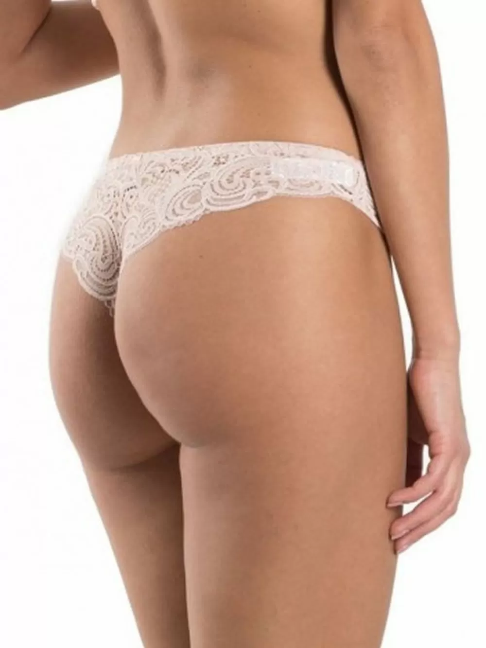 LORMAR Brazilian Slip Frizzante - Floral Δαντέλα 