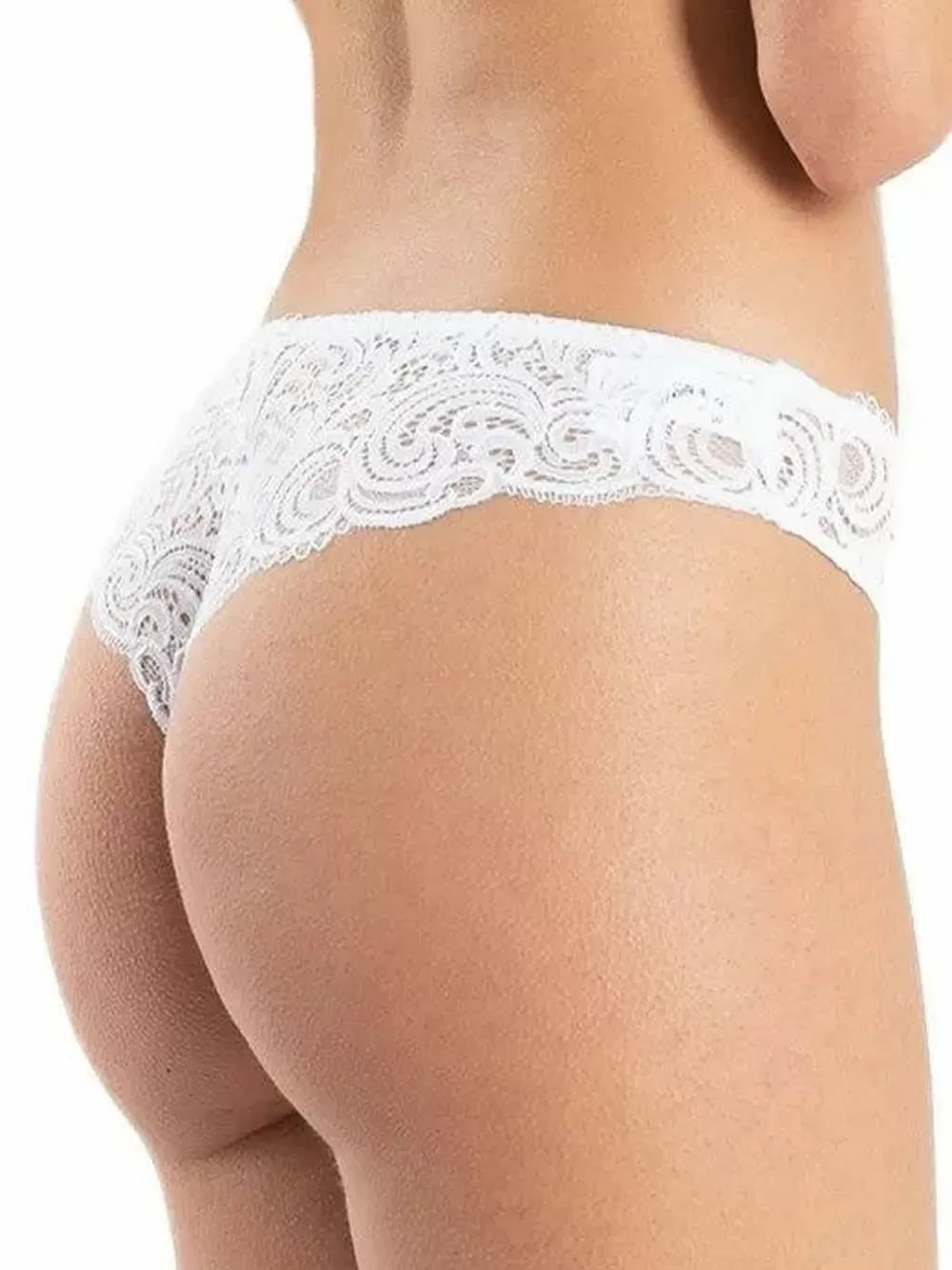 LORMAR Brazilian Slip Frizzante - Floral Δαντέλα 