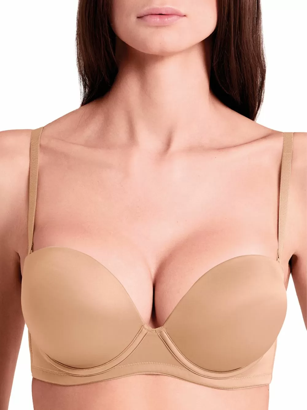 Σουτιέν Lormar FOR ME DOUBLE Strapless Super Push Up - Διπλή Ενίσχυση  +2 νούμερα