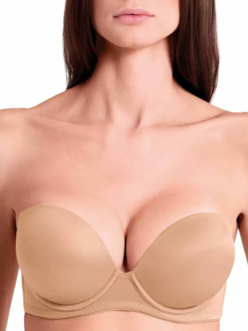 Σουτιέν Lormar FOR ME DOUBLE Strapless Super Push Up - Διπλή Ενίσχυση  +2 νούμερα