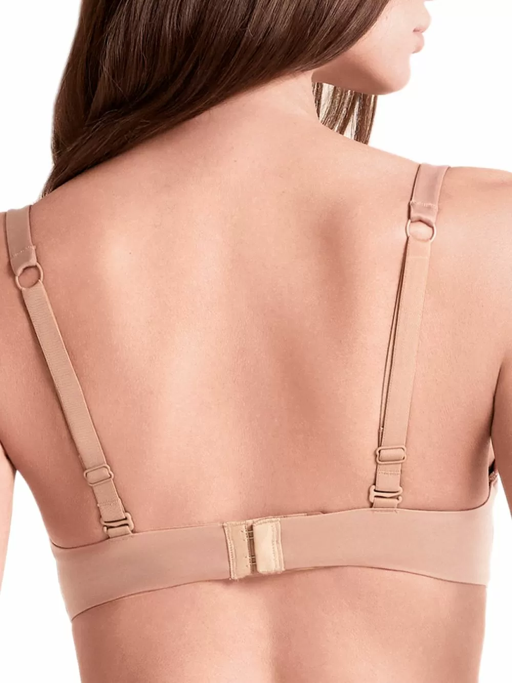 Σουτιέν LORMAR Αόρατο Τρίγωνο UltraShine - Σατινέ Ύφασμα - Ενίσχυση - Χωρίς Μπανέλα