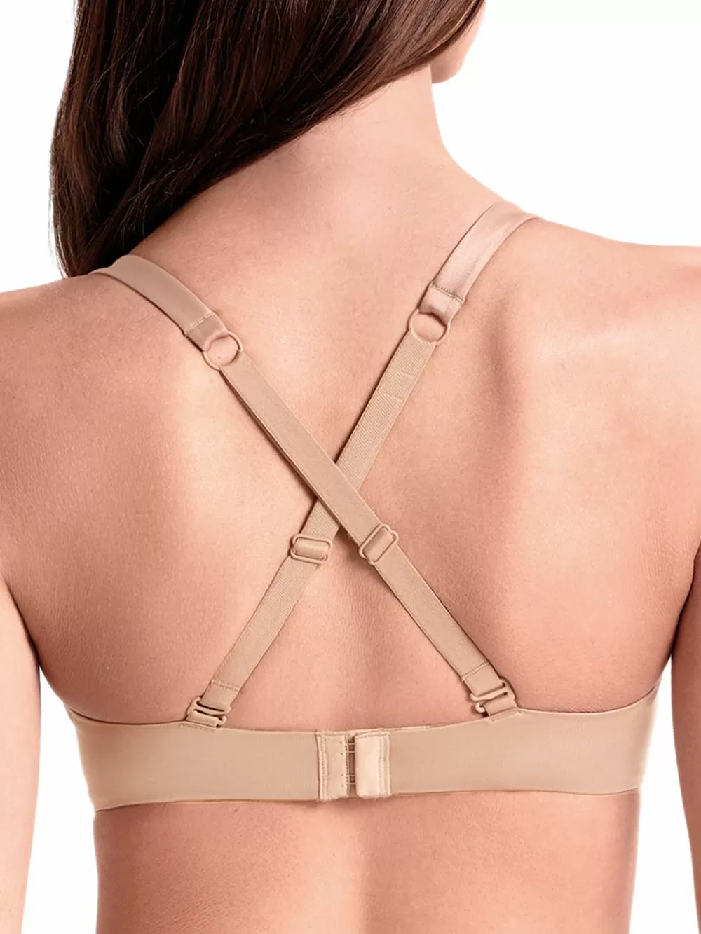 Σουτιέν LORMAR Αόρατο Τρίγωνο UltraShine - Σατινέ Ύφασμα - Ενίσχυση - Χωρίς Μπανέλα