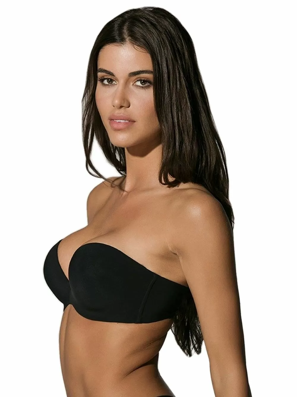 Strapless Σουτιέν Luna Secret Sense - Push Up με Διπλή Αφαιρούμενη Ενίσχυση - Ανόρθωση & Πλουσιότερο Μπούστο