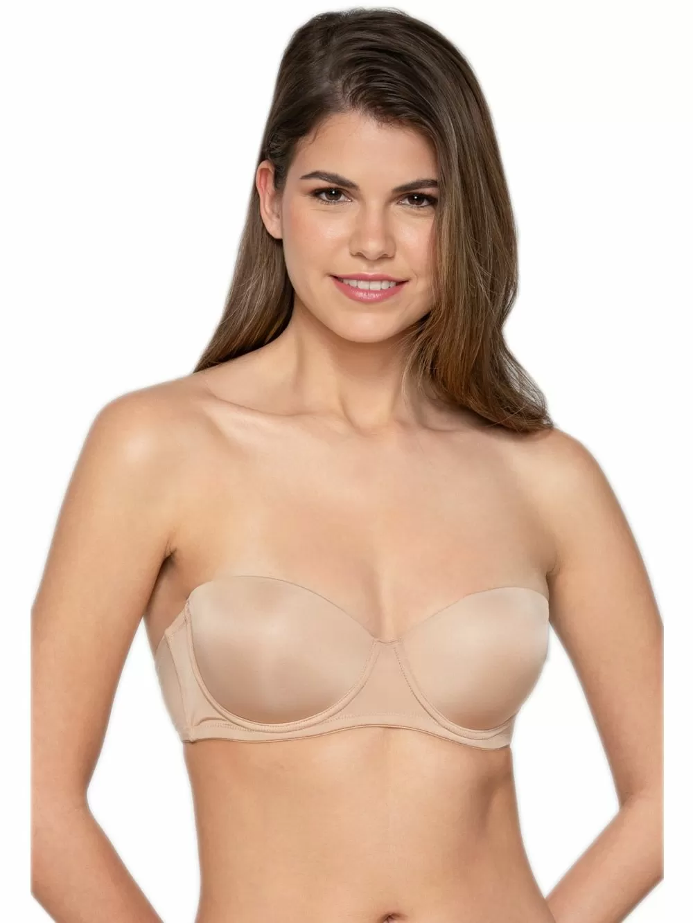 Σουτιέν LUNA Super Push Up Strapless Secret Skin - Προσθέτει + 2 Μεγέθη