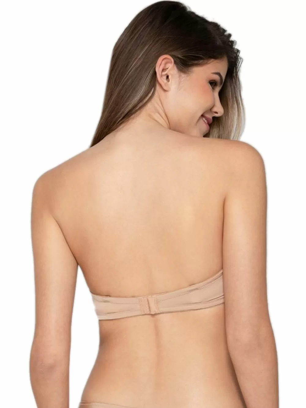 Σουτιέν LUNA Super Push Up Strapless Secret Skin - Προσθέτει + 2 Μεγέθη