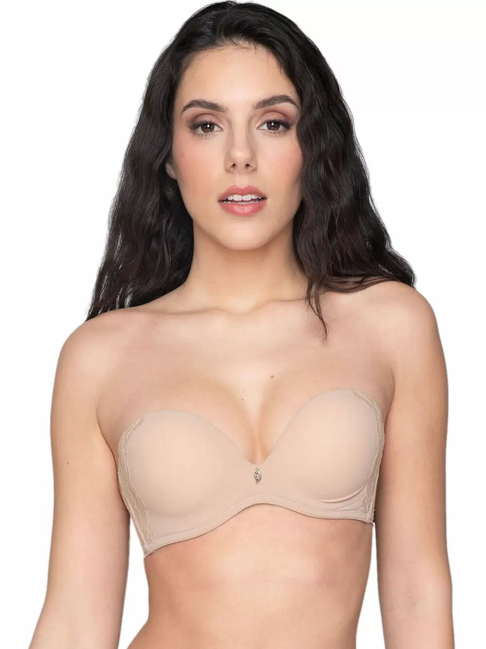 Σουτιέν LUNA Strapless Melody - Ενίσχυση & Μπανέλα - Μεγάλο Στήθος 