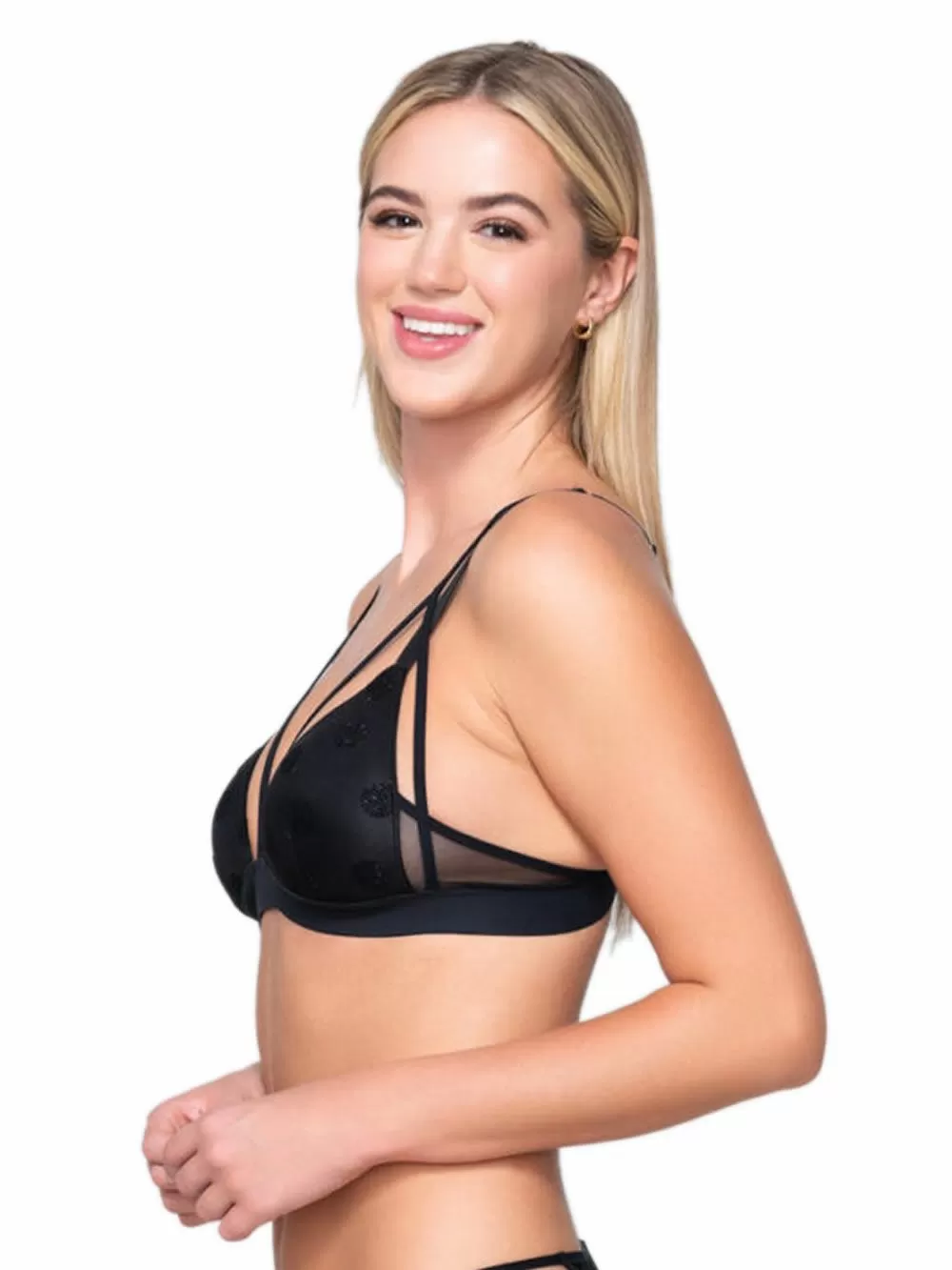 Σουτιέν Τρίγωνο LUNA Polka - Ενίσχυση - Χωρίς Μπανέλα 