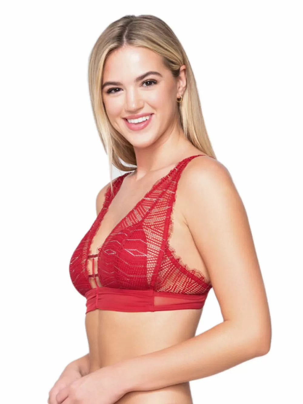 Bralette LUNA Crystal - Lurex Δαντέλα - Ενίσχυση - Χωρίς Μπανέλα 