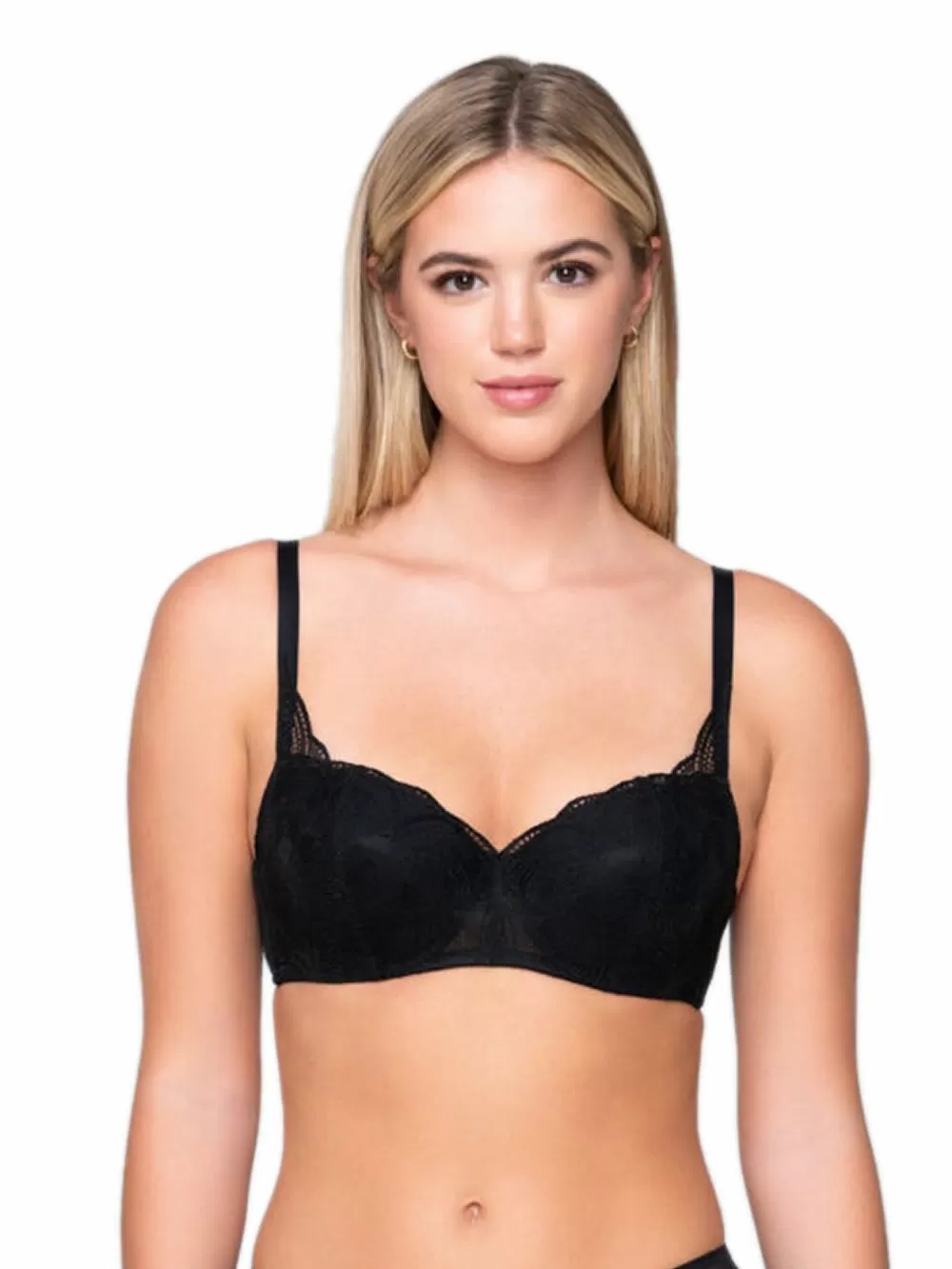 Σουτιέν LUNA Balconette Pearl - Ενίσχυση & Μπανέλα - Εκπληκτική Δαντέλα