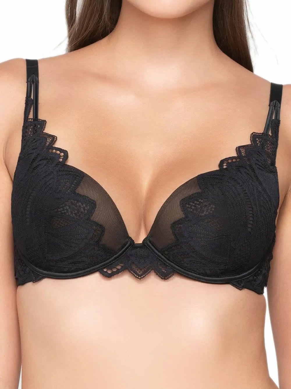 Σουτιέν LUNA Sylvie Push Up - Ενίσχυση & Μπανέλα - Πλούσιο Μπούστο