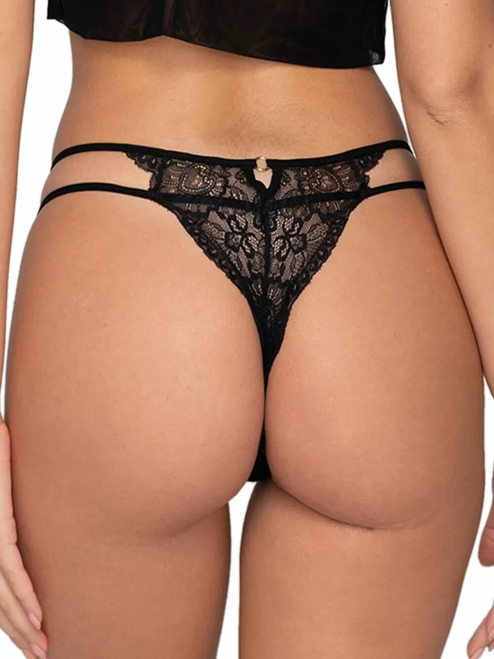 LUNA Brazilian String KISS - Ελαστική Δαντέλα & Ανοίγματα 