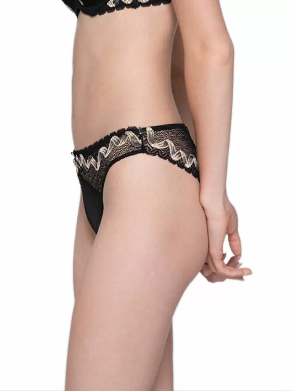 LUNA Brazilian Slip Lucy - Διαφάνεια & Δαντέλα