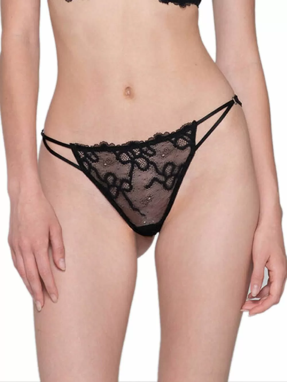 LUNA Brazilian Slip Daisy - Διαφάνεια & Δαντέλα