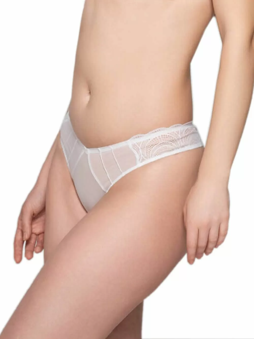 LUNA String Pearl - Διαφάνεια & Δαντέλα