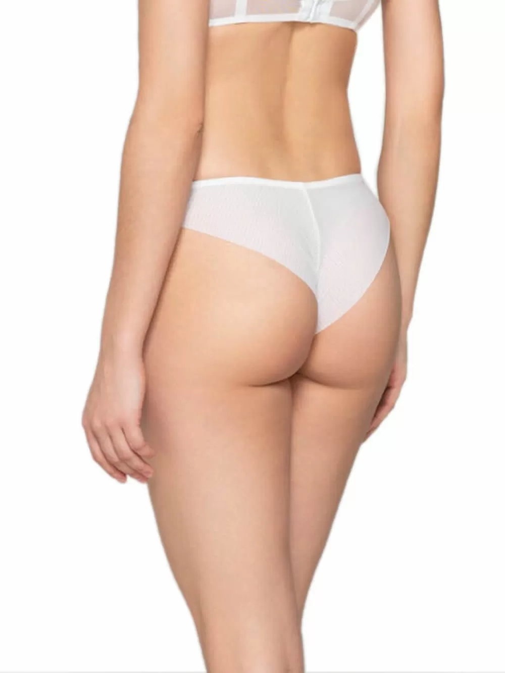 LUNA Brazilian Slip Pearl - Διαφάνεια & Δαντέλα