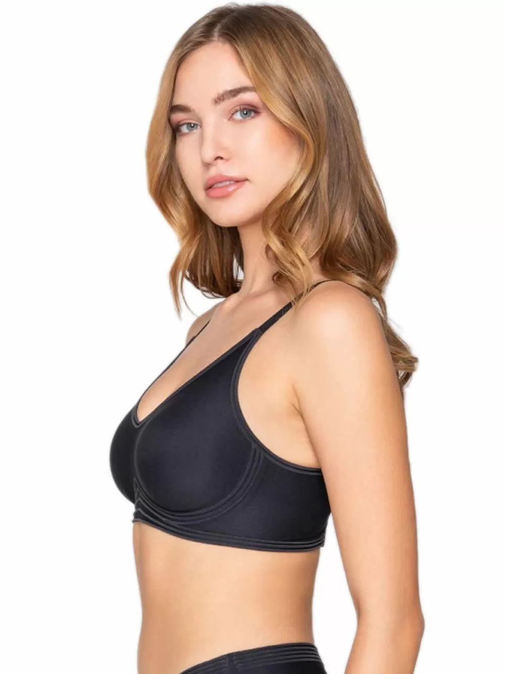 LUNA Motion Sports Bra Silicon Contour - Εντατικής Άθλησης - Χωρίς Μπανέλα