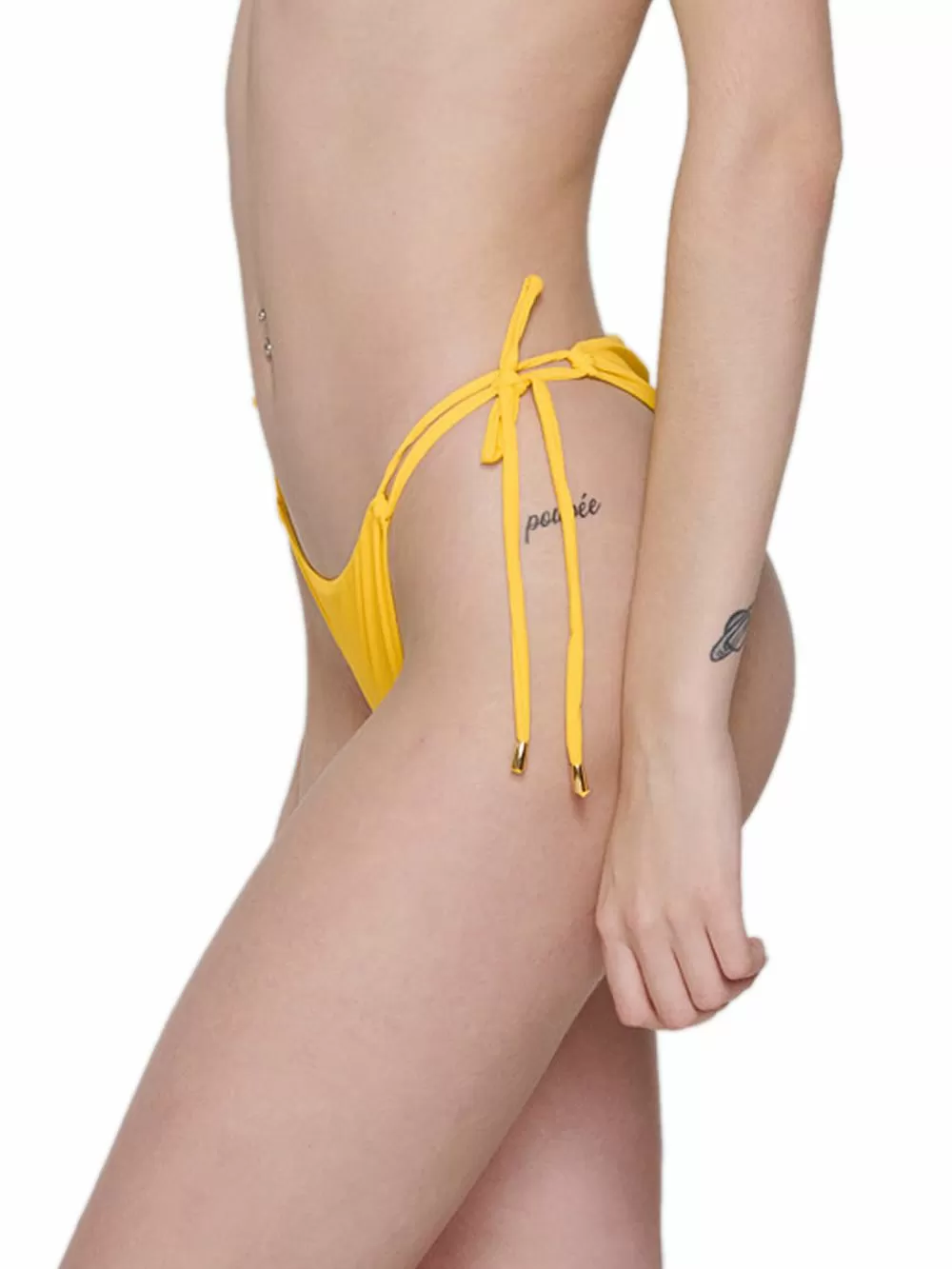 Μαγιό LUNA Blue Sense Μπικίνι Σλιπ Brazilian Yellow - Χωρίς Ραφές 