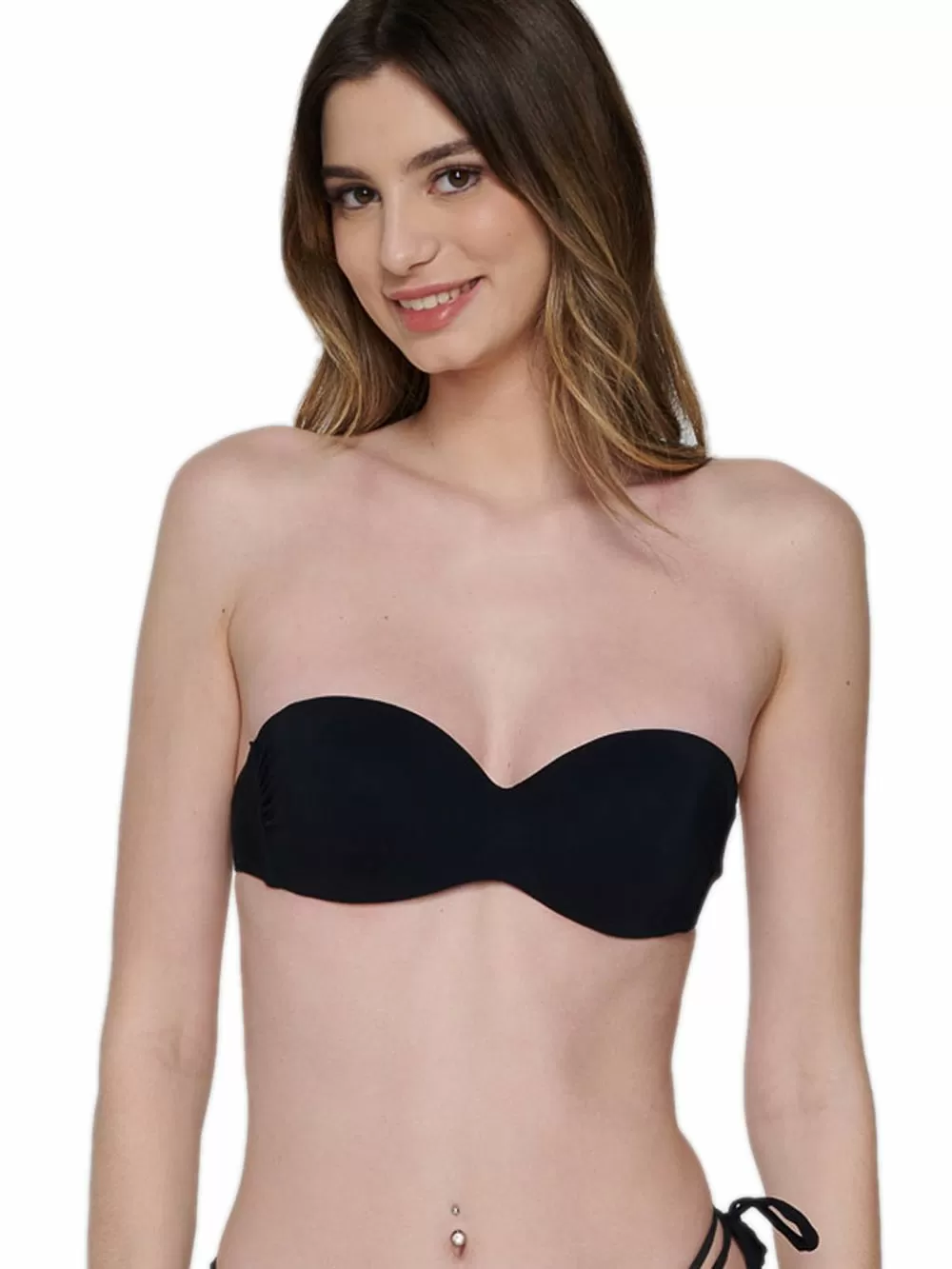 Μαγιό LUNA Blue Sense Strapless Σουτιέν Μπικίνι - Ήπια Ενίσχυση & Μπανέλα