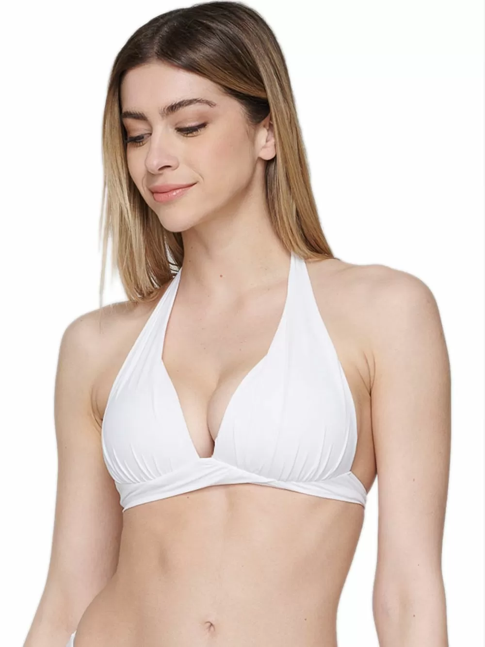 Μαγιό LUNA Blue Sense Μπικίνι Τρίγωνο Push Up White - Χωρίς Μπανέλα