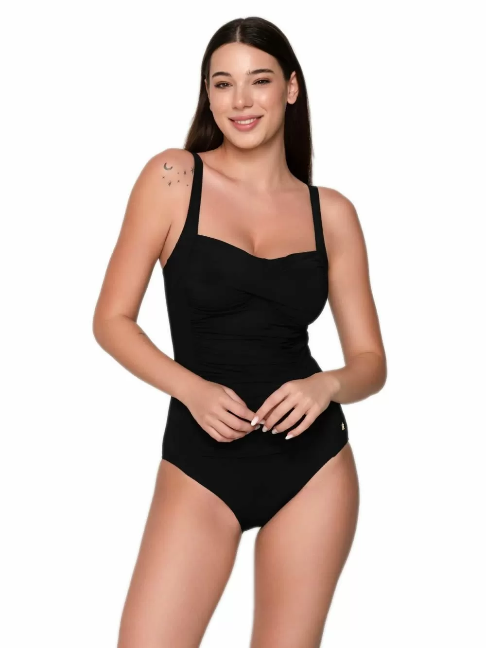 Μαγιό Ολόσωμο LUNA Blue Sense για Μεγάλο Στήθος - Ελαφριά Ενίσχυση