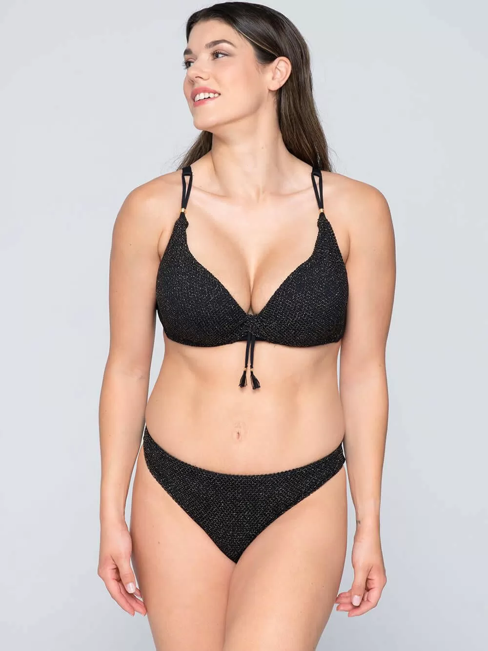 Μαγιό LUNA Ariel Bikini Κανονικό- Lurex Σχέδιο 