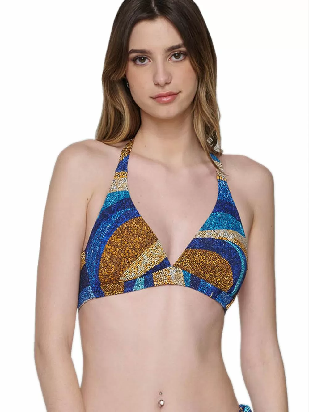 Μαγιό LUNA Liberty Μπικίνι Τρίγωνο - Ήπια Ενίσχυση - Χωρίς Μπανέλα - Lurex