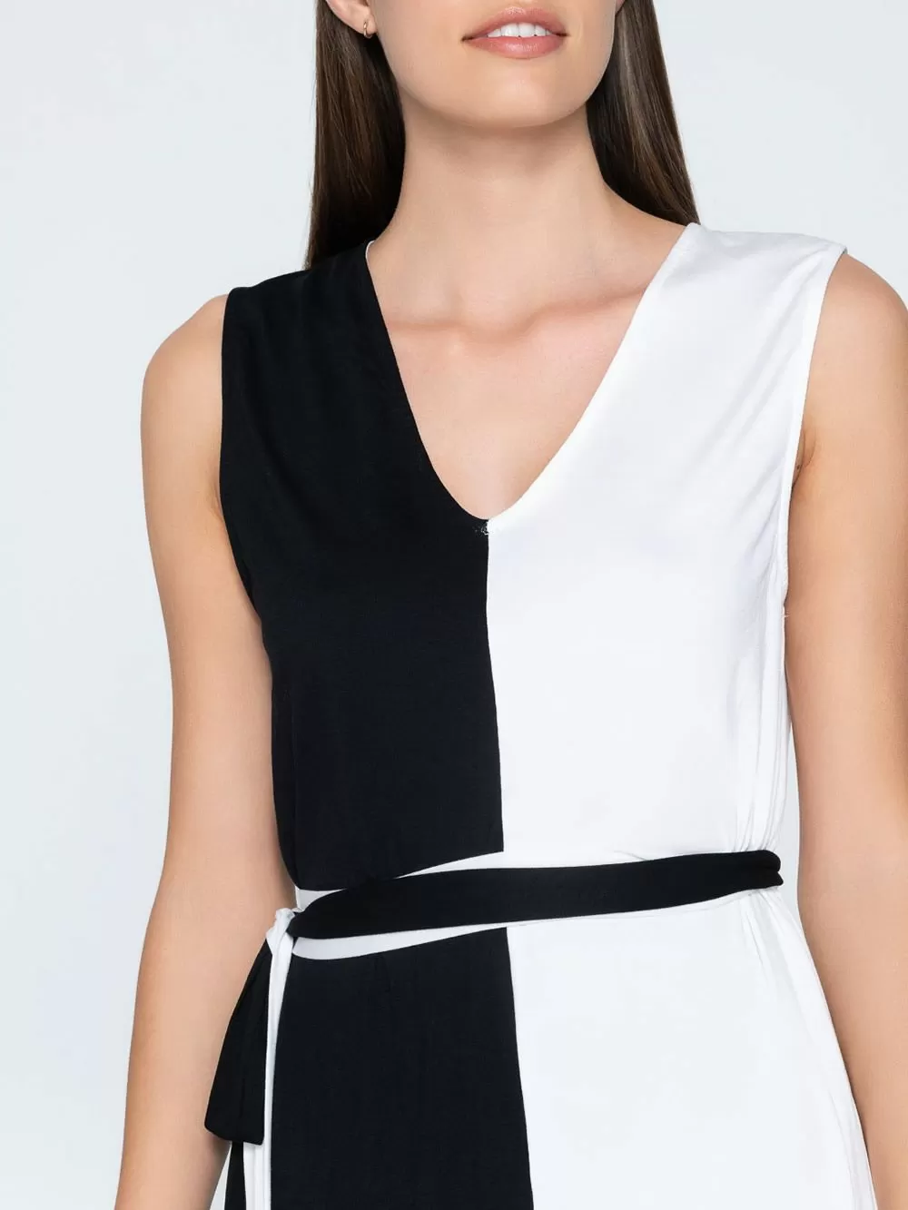 Beachwear LUNA Iconic- Ασύμμετρο Φόρεμα - Απαλό Ύφασμα - V Shape 