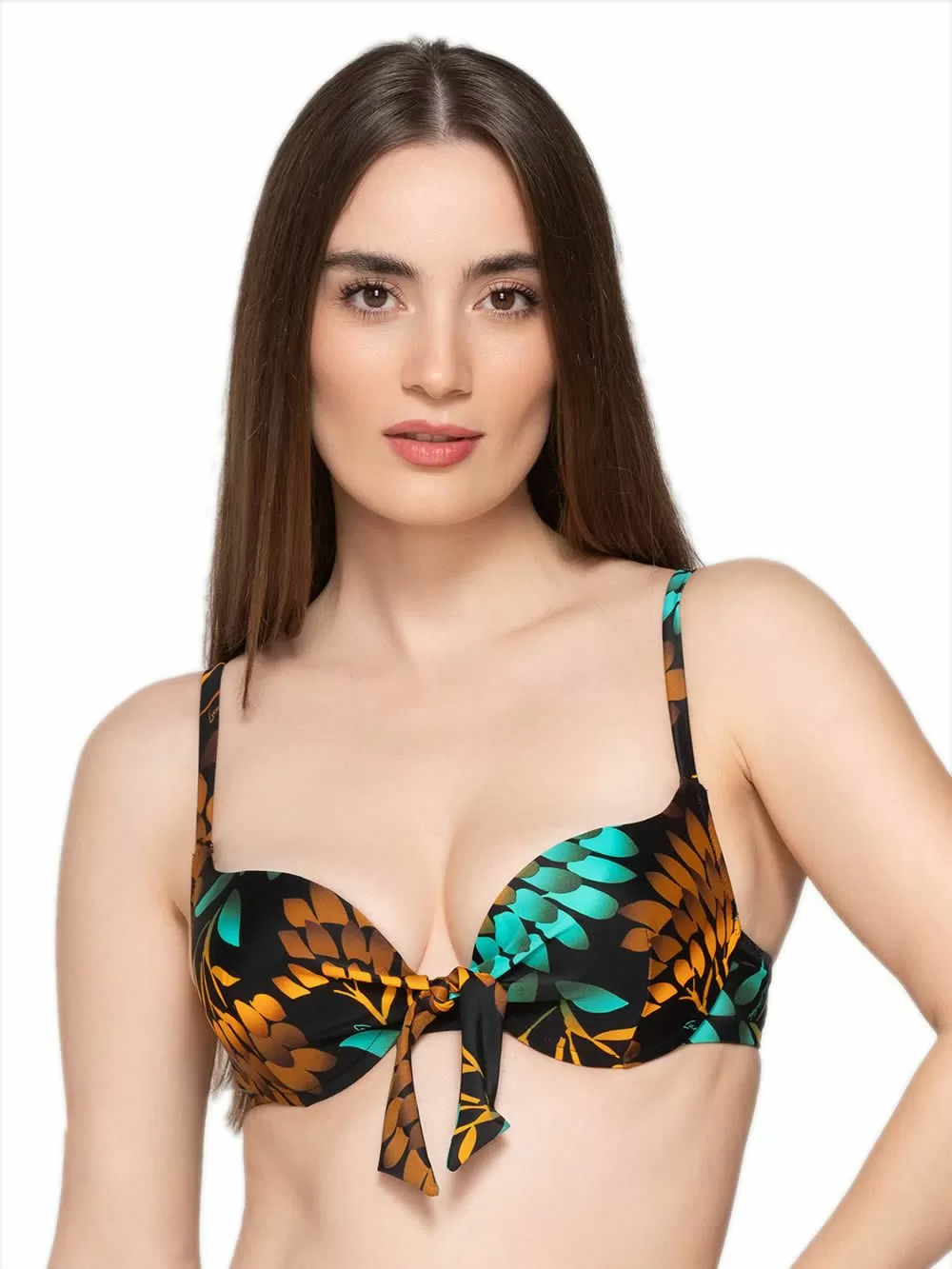 Μαγιό LUNA Emerald Μπικίνι Τρίγωνο Push Up - +1 1/2 Μέγεθος