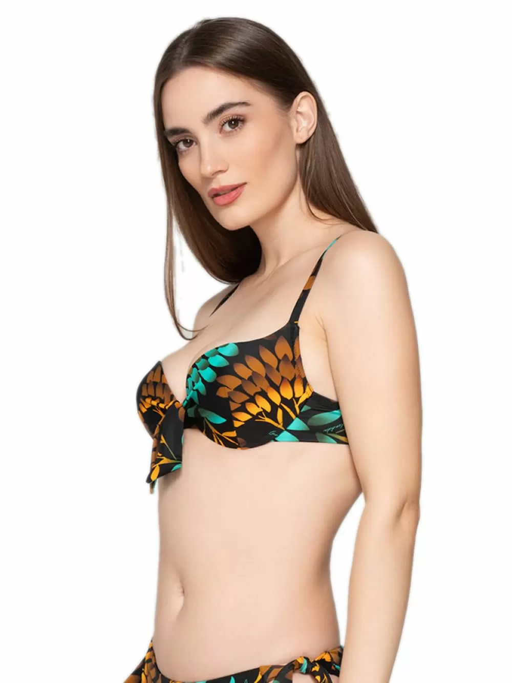 Μαγιό LUNA Emerald Μπικίνι Τρίγωνο Push Up - +1 1/2 Μέγεθος