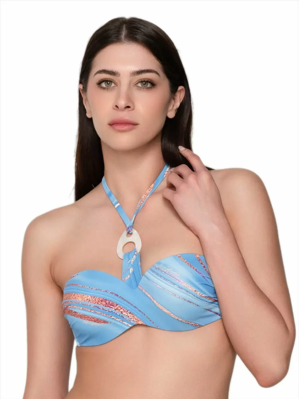 Μαγιό LUNA Lana Strapless Μπικίνι Top - Αφαιρούμενη Ενίσχυση - Lurex