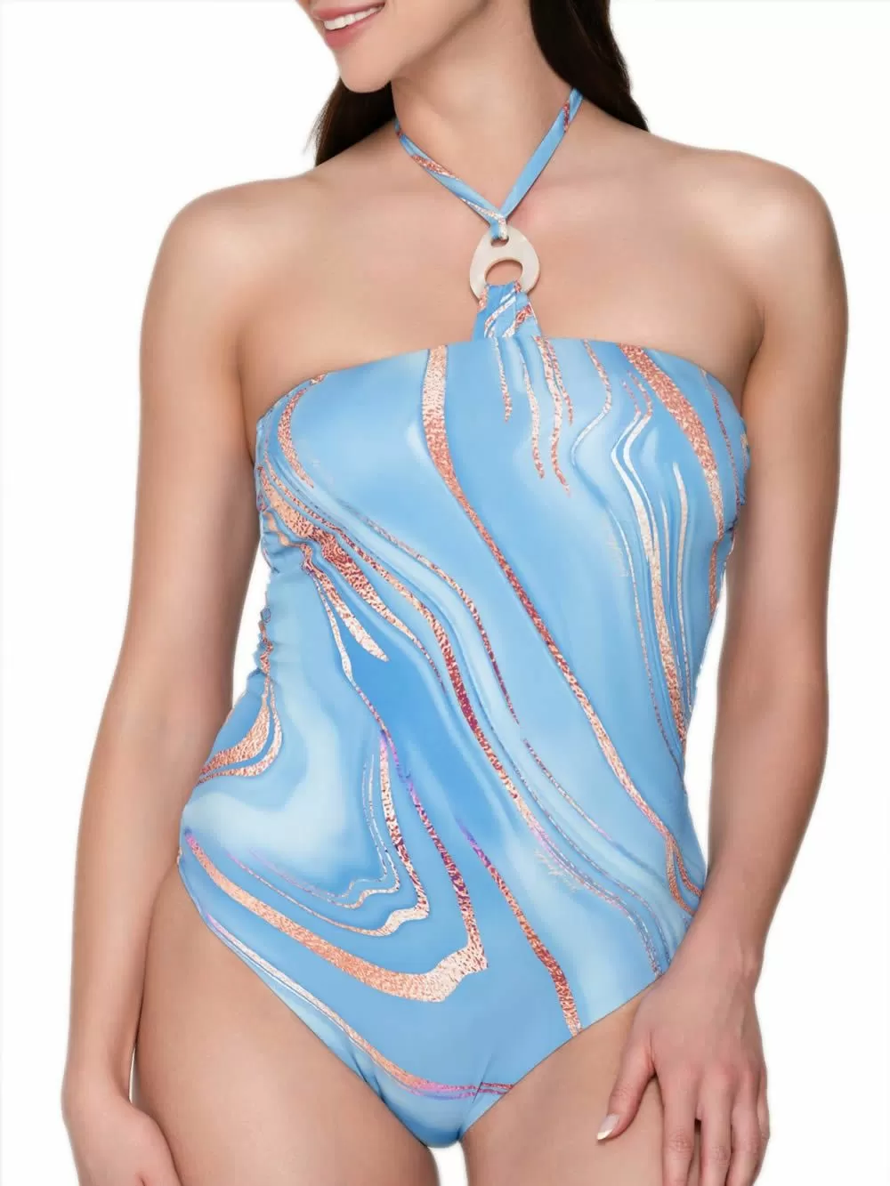 Μαγιό Ολόσωμο LUNA Lana - Αφαιρούμενη Ενίσχυση - Lurex