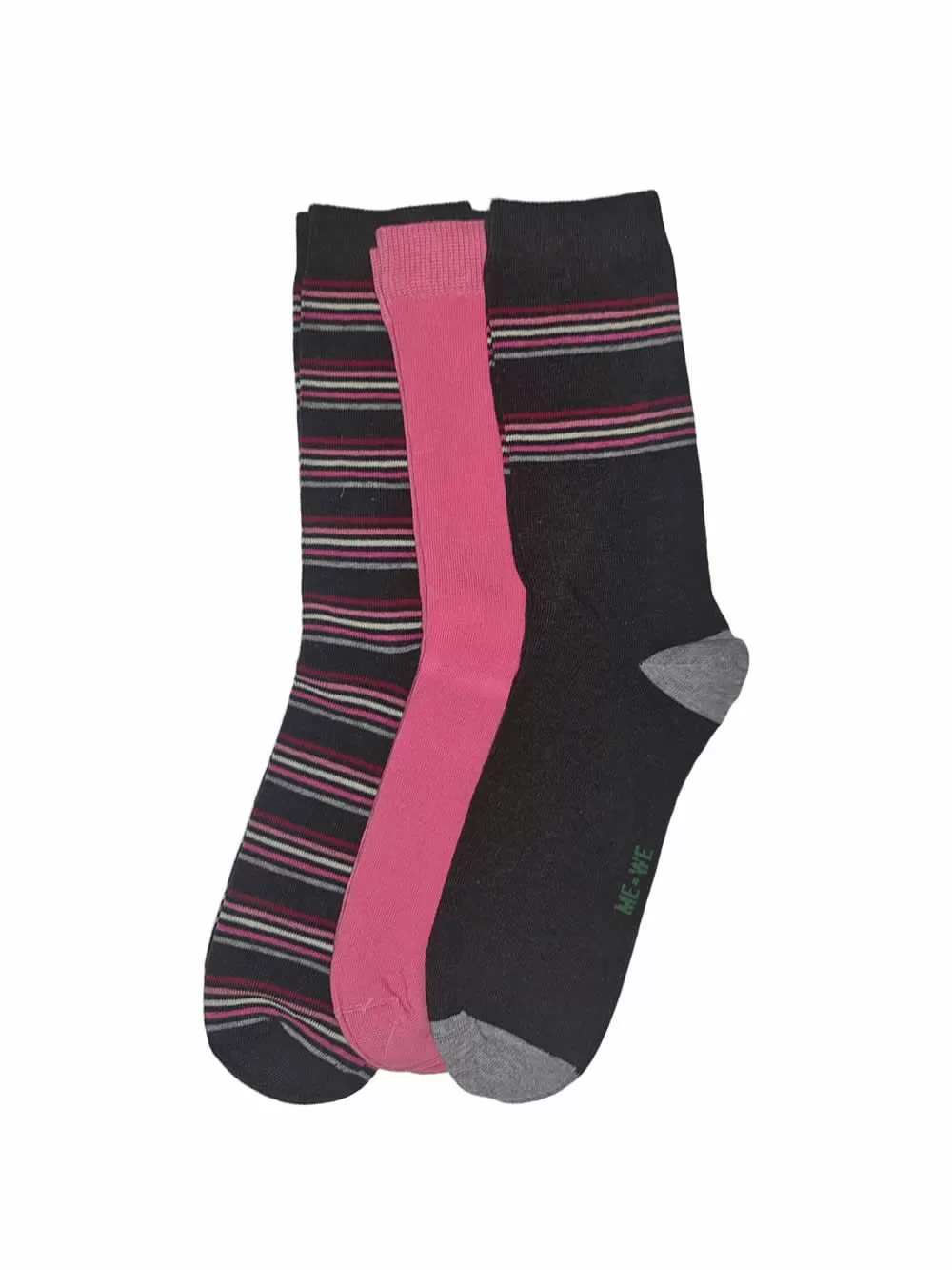 MEWE Γυναικεία Κάλτσα - Ελαστικό Βαμβάκι - Πακέτο με 3