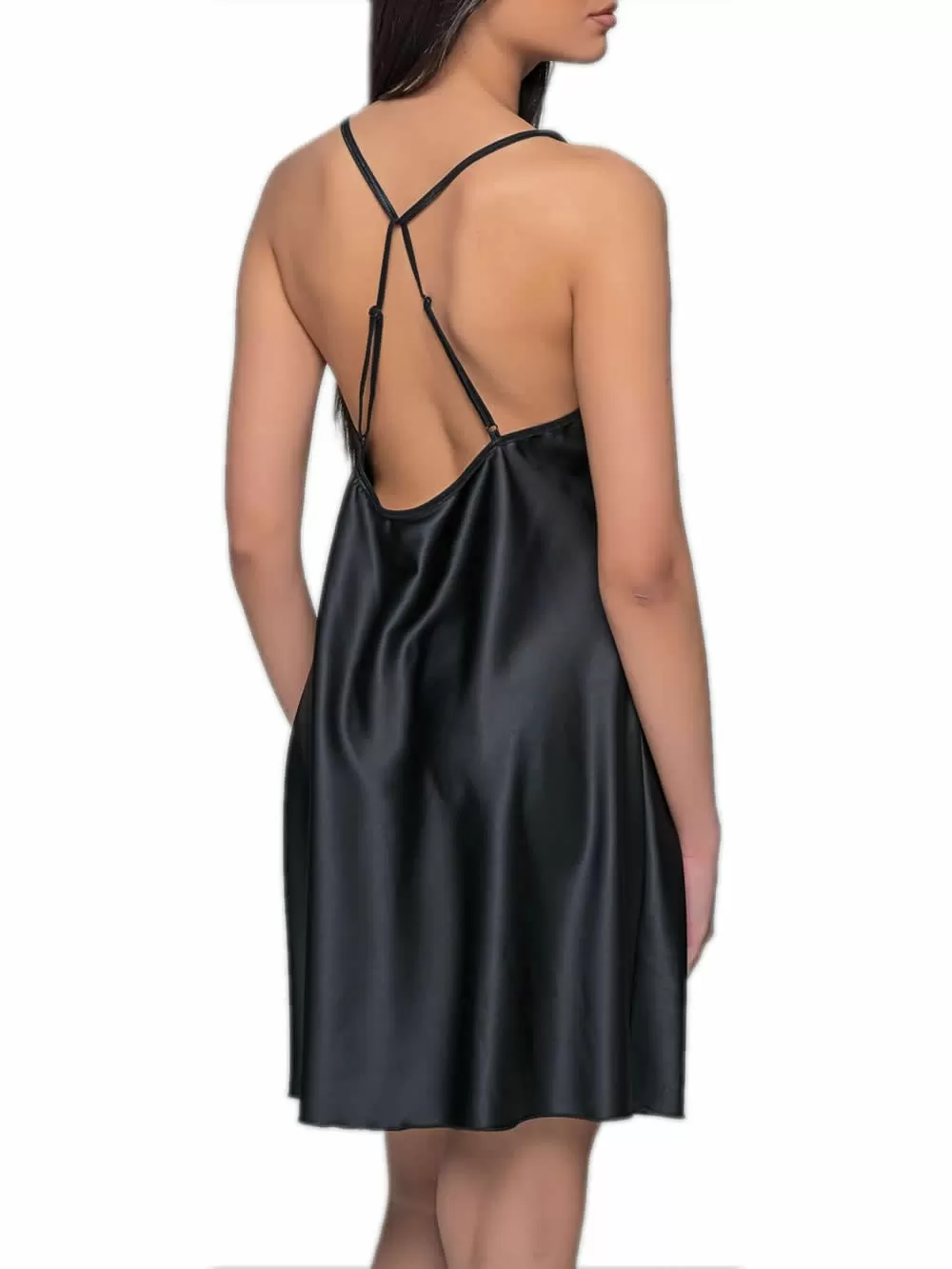 MILENA BY PARIS Νυχτικό & String - Σατέν