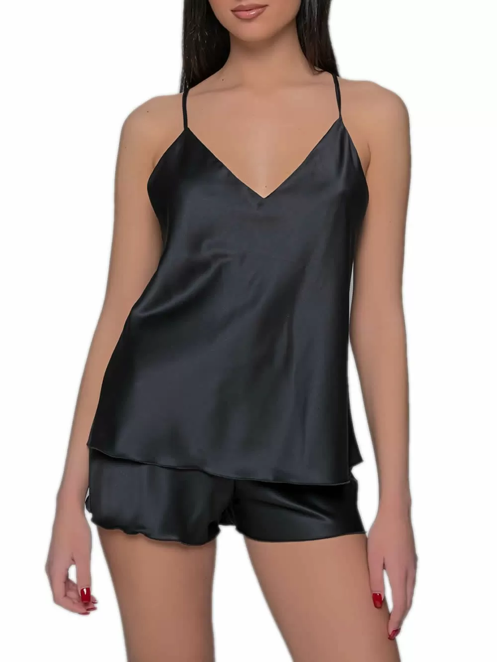 MILENA BY PARIS Σατέν Babydoll Πολυτελείας - Ποιοτικό Ύφασμα