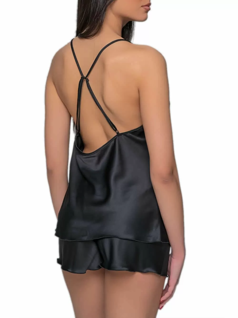 MILENA BY PARIS Σατέν Babydoll Πολυτελείας - Ποιοτικό Ύφασμα