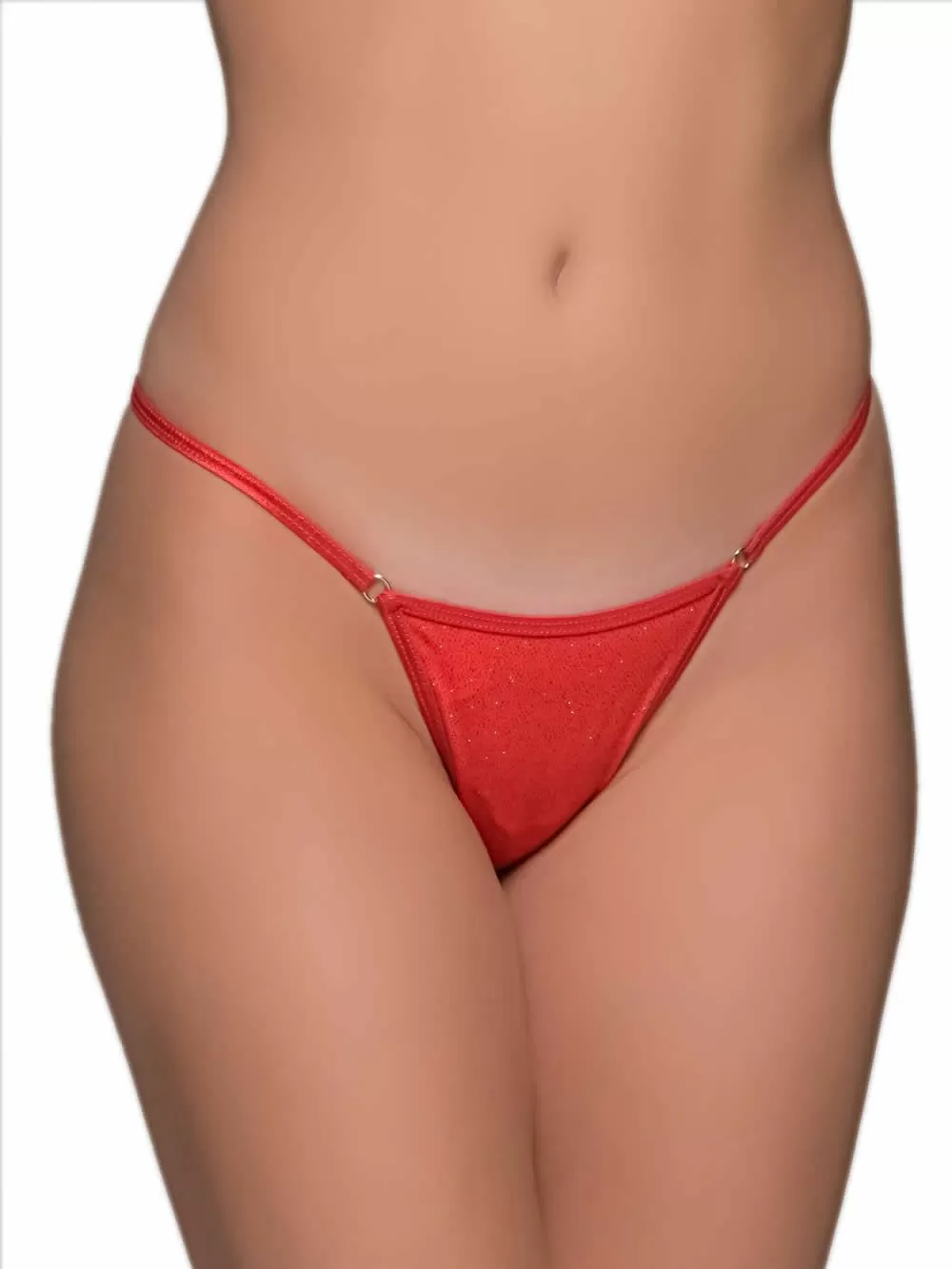 MILENA BY PARIS G-String - Σατινέ Λαμπερό Ύφασμα