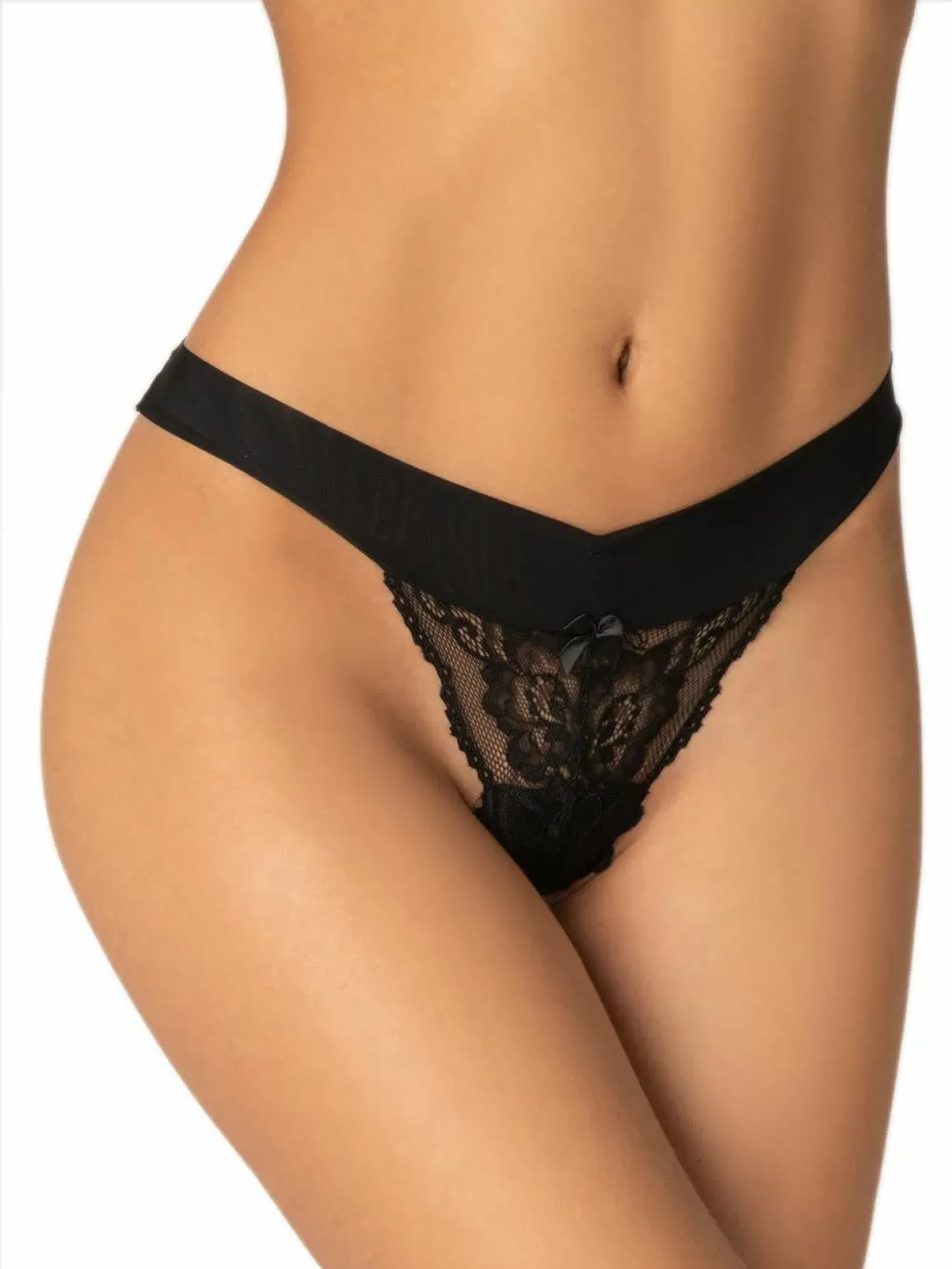 MILENA BY PARIS String - Floral Δαντέλα & Διαφάνεια 