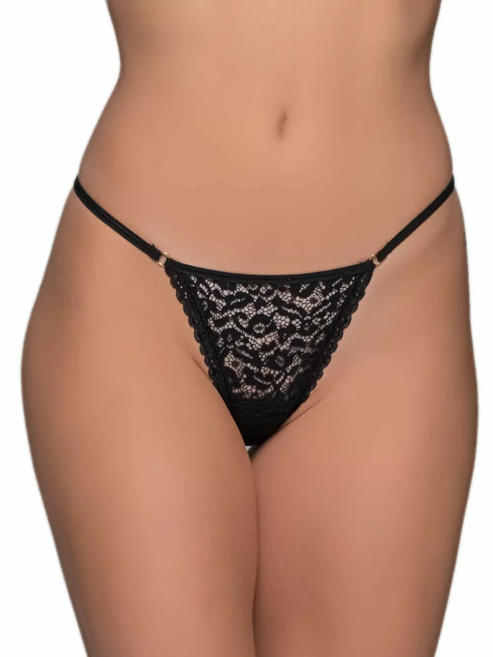 MILENA BY PARIS String - Floral Δαντέλα 