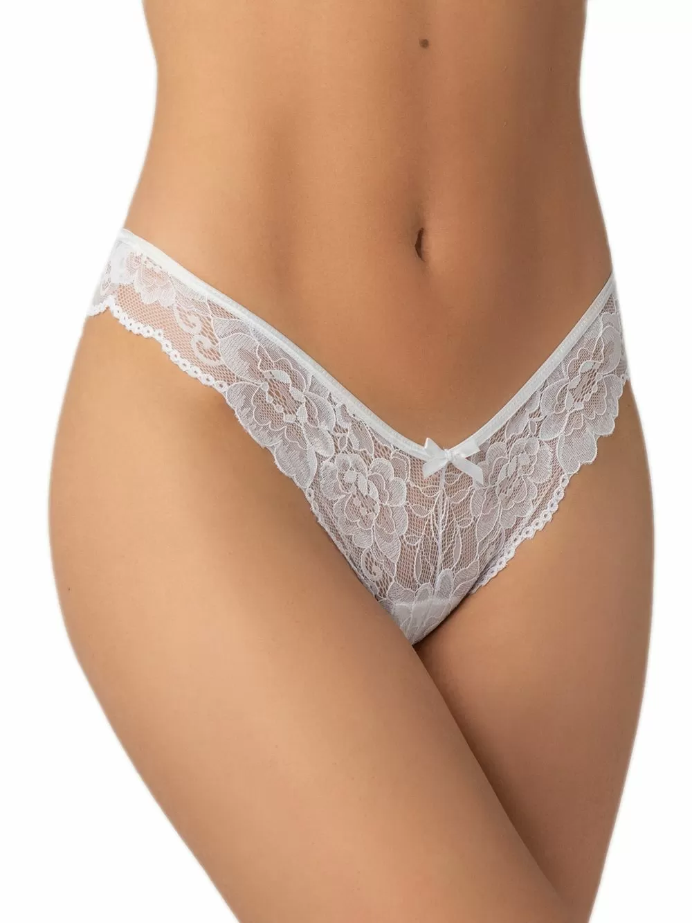 Σλιπ Brazil Milena Floral με Δαντέλα & V-Cut – Νυφική Πρόταση