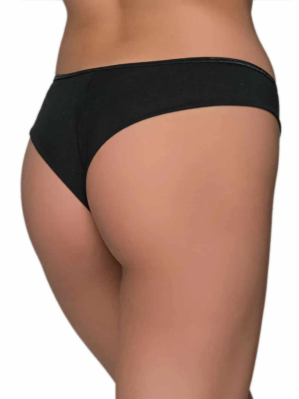 MILENA BY PARIS Brazilian Slip - Διαφάνεια & Δαντέλα