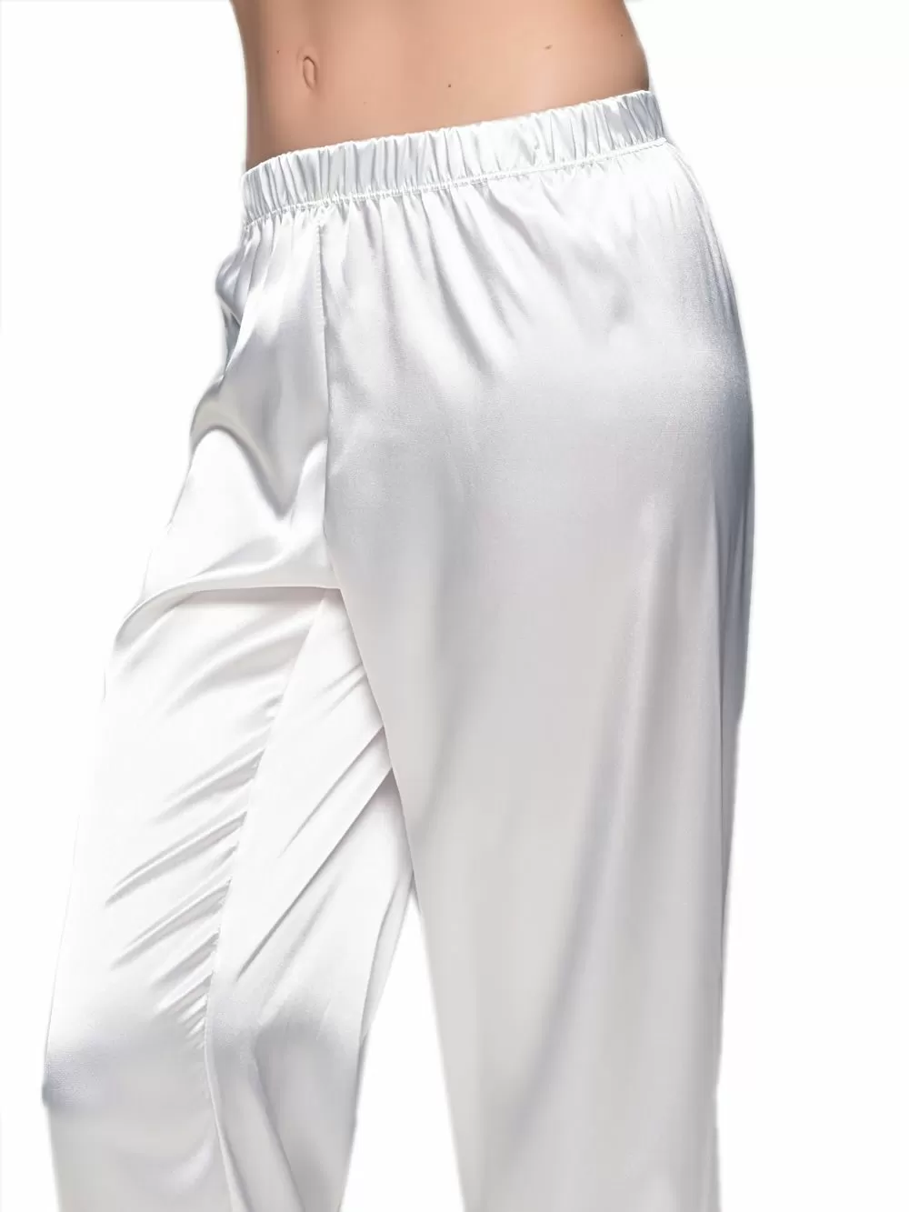 MILENA BY PARIS Πυτζάμα - Σατέν & Πλεχτή Δαντέλα - Νυφική Πρόταση 