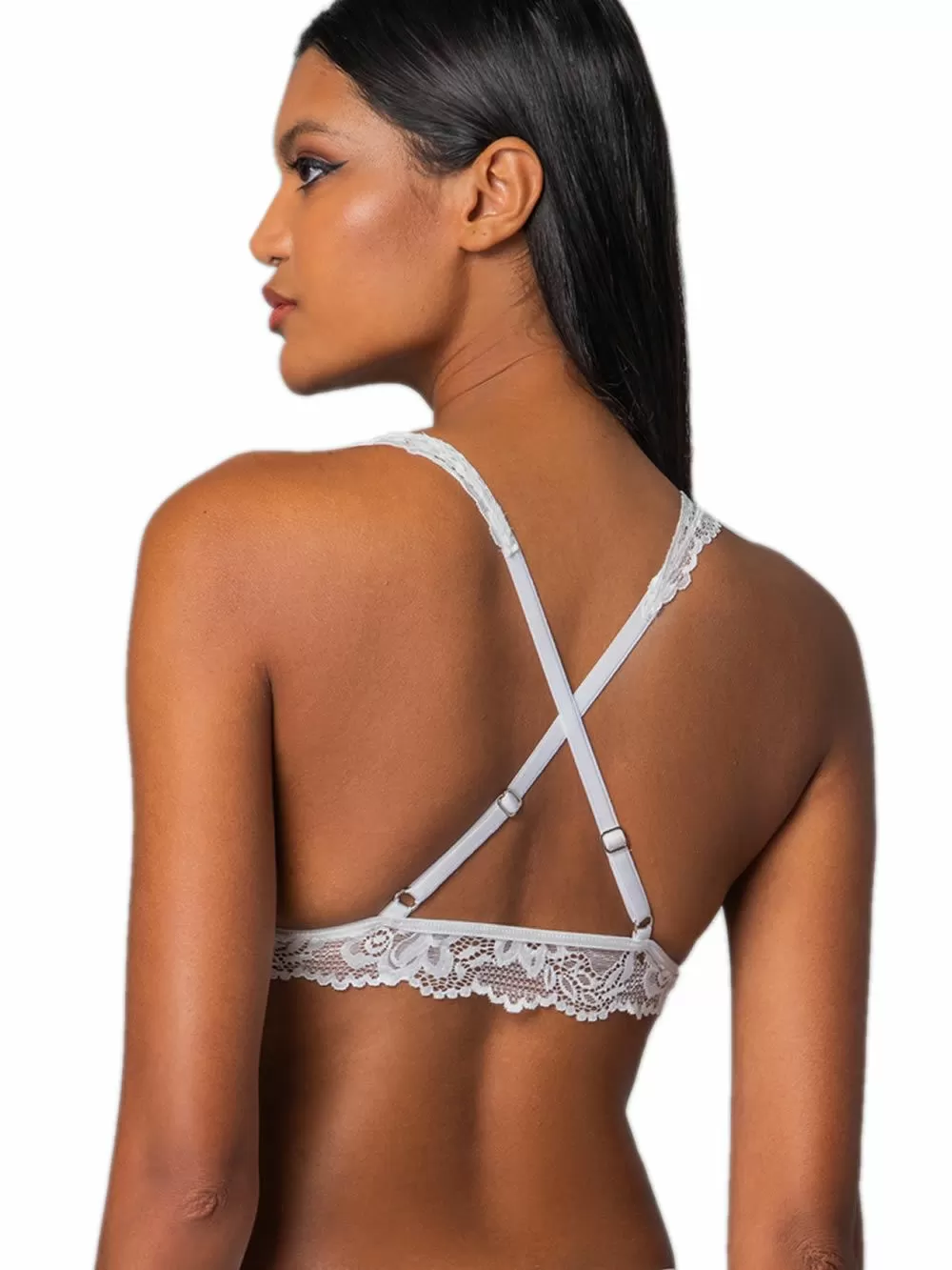 MILENA BY PARIS Bralette - Floral Δαντέλα - Νυφική Πρόταση 