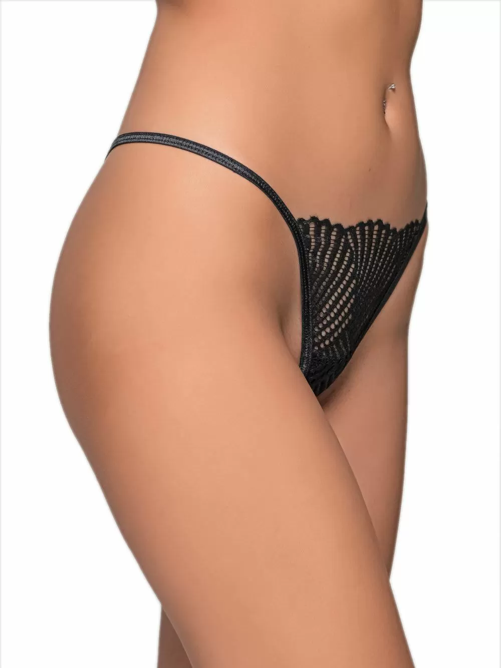 MILENA BY PARIS G-String - Πλεχτή Δαντέλα