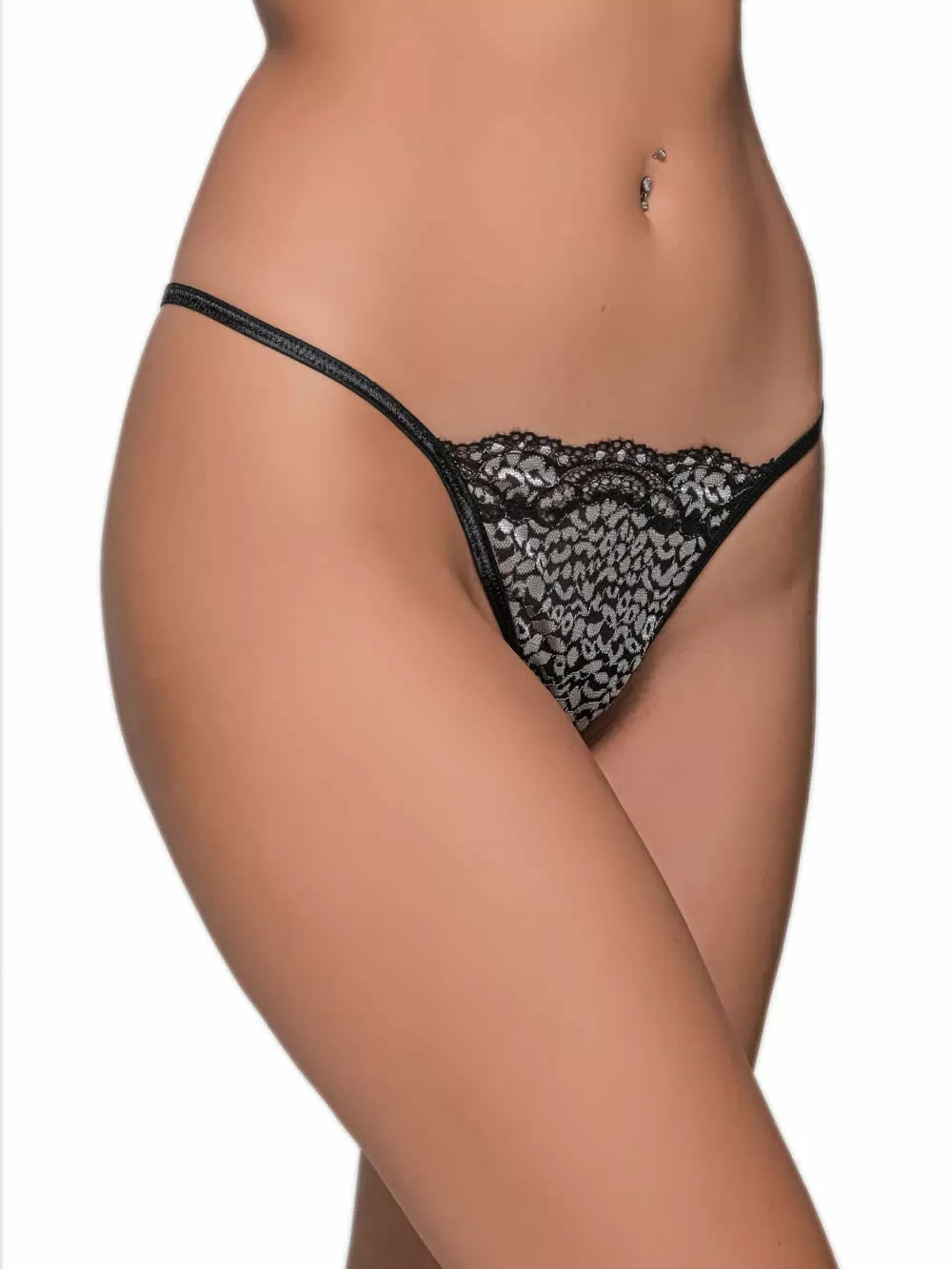 MILENA BY PARIS G-String - Floral Δαντέλα